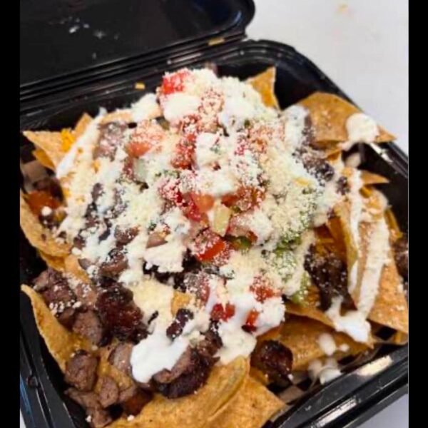 Asada nachos